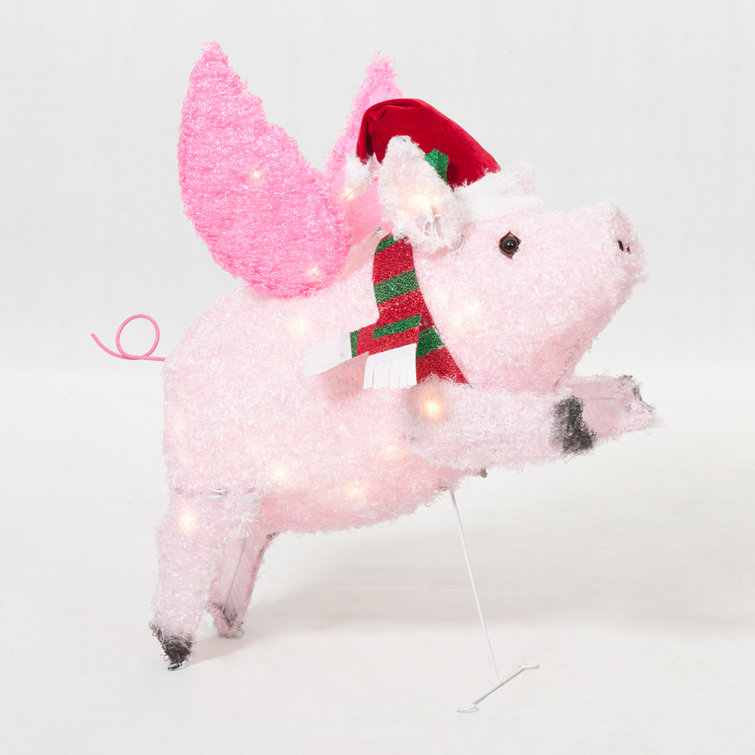 The Holiday Aisle® Pig Lighted Display Wayfair